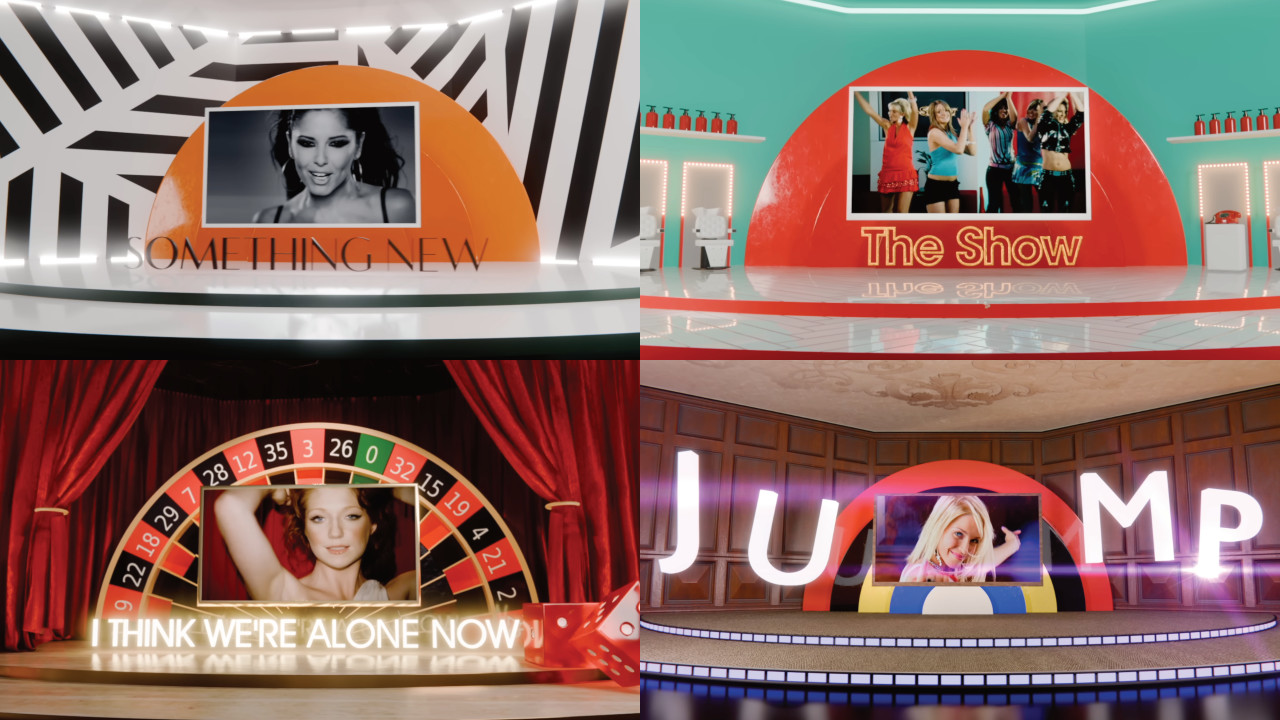 Girls Aloud in The Whole Damn Show Megamix